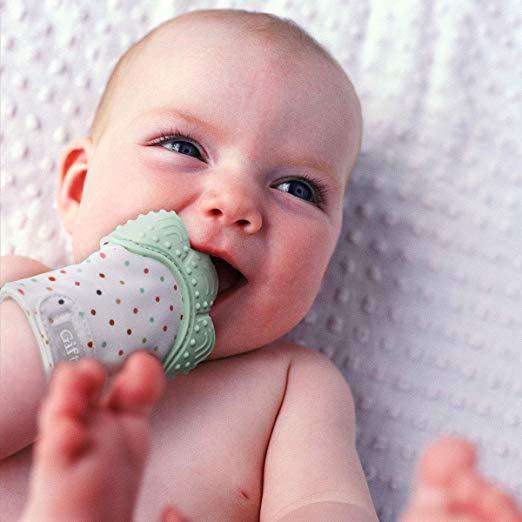 Luva Silicone Mordedor para Bebês