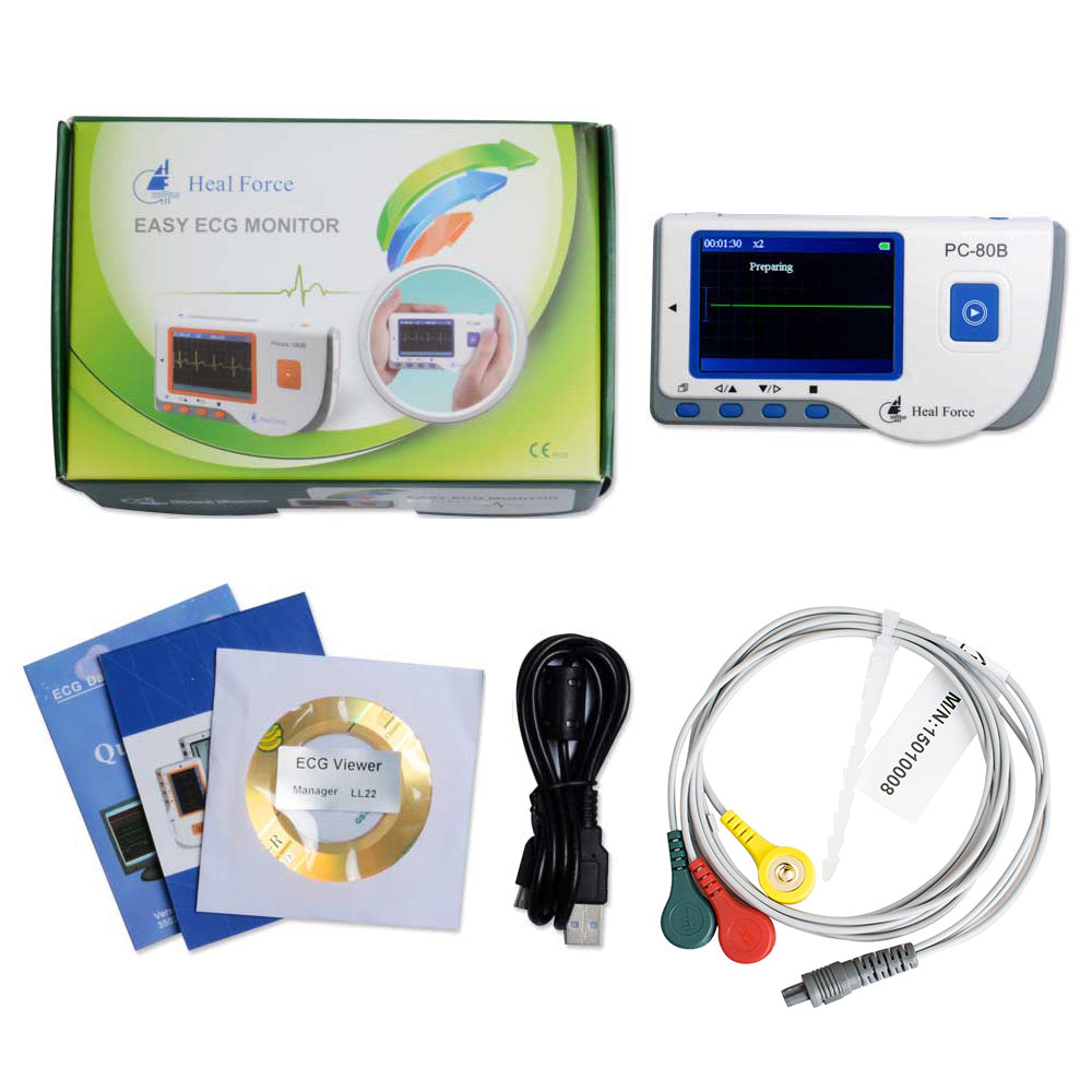 Monitor Cardíaco ECG Portátil PC-80B