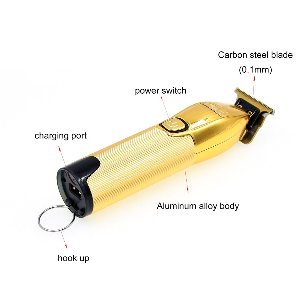 Aparador Barbeador e Máquina de Corte Kemei® Professional Gold