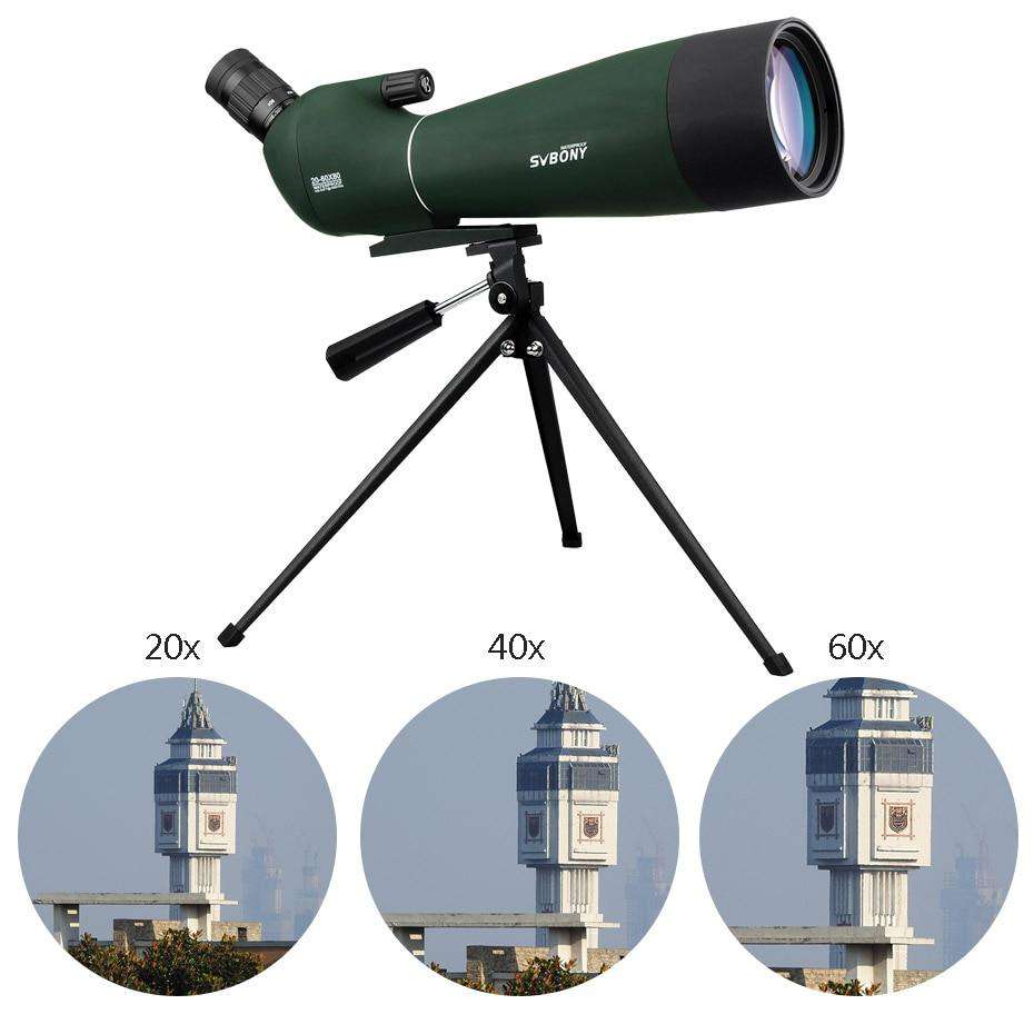 Telescópio Com Mini Tripé Lente 20-60x80 mm - SVBONY ® SV28 - Loja Flash