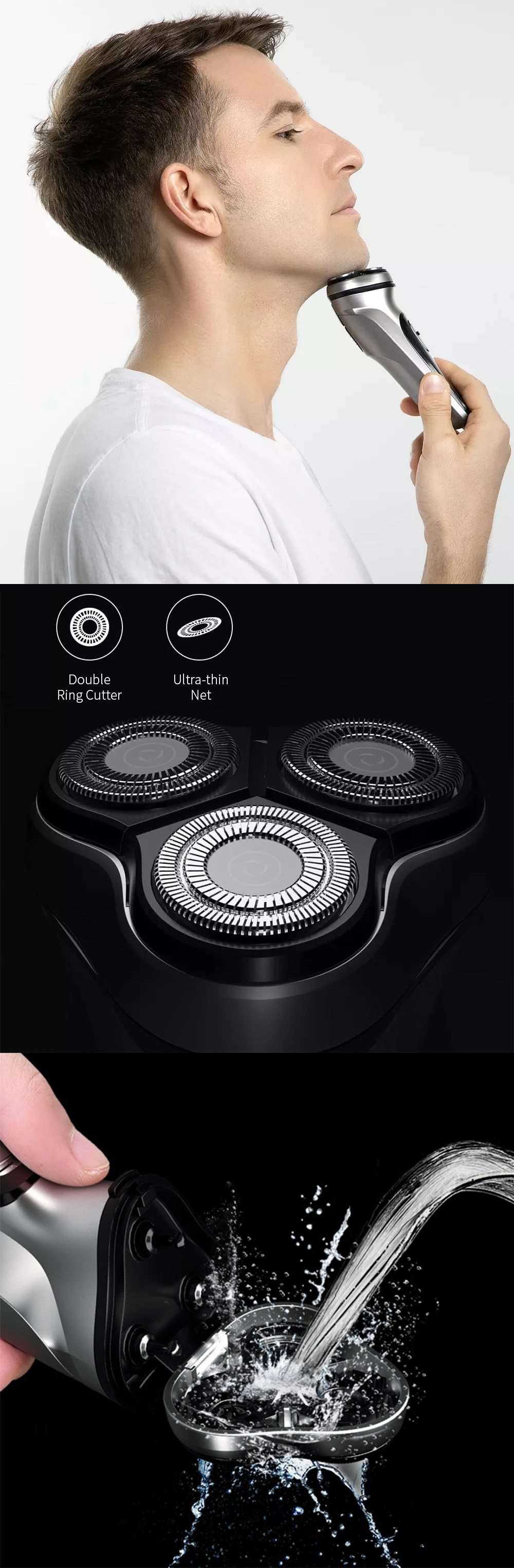 Xiaomi Enchen Black Stone (com bag + 1 cabeça extra) - Loja Flash