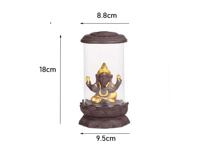 Incensário Zen Natural Buddha Ganesha (Vários Modelos)