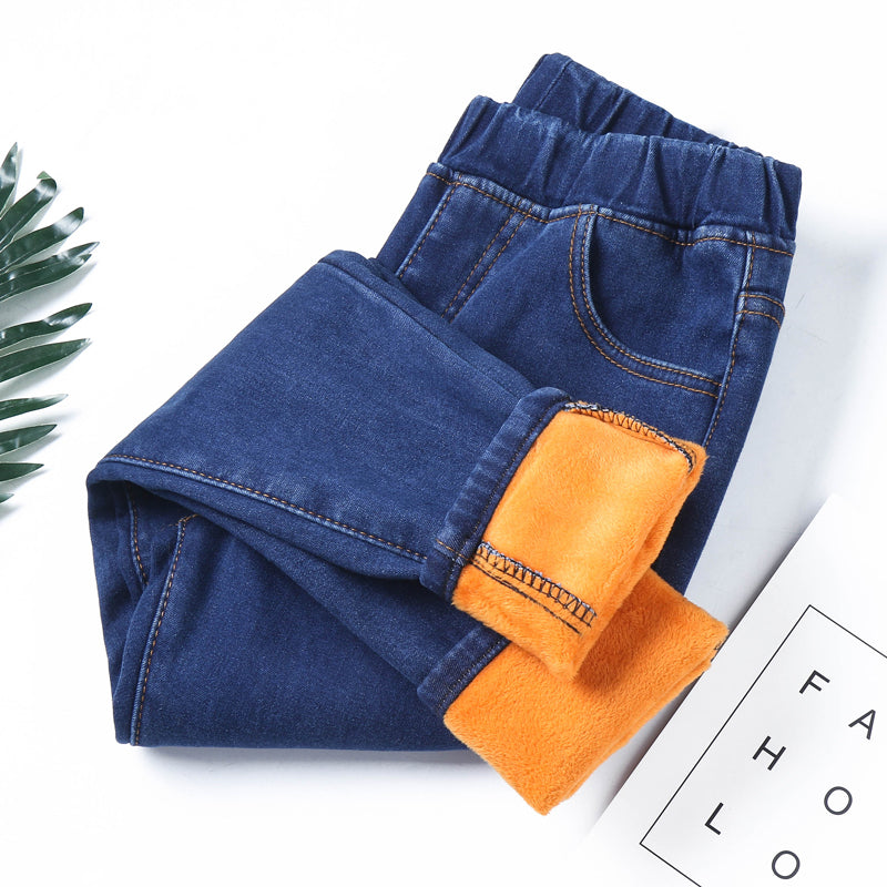 Hot Jeans ® - Calça Jeans Térmica Cós com Elástico