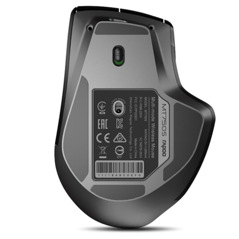 Mouse Rapoo MT750 Bluetooth Recarregável 6 botões