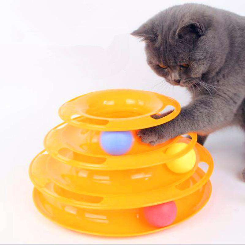 Torre de Bolinhas Para Gatos - Brinquedo Pet - Loja Flash