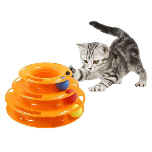 Torre de Bolinhas Para Gatos - Brinquedo Pet - Loja Flash