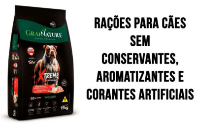 As 10 melhores rações sem aromatizante e sem corante para cães